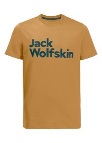 Jack Wolfskin Herren T-Shirt "BRAND T M", gelb, Gr. S, Obermaterial: 100% Cotton organic; Kontrast: 100% Cotton organic, Shirts