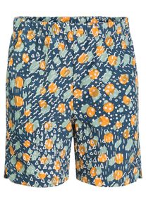Jack Wolfskin Kinder Shorts "VILLI PRINT SHORTS K", blau, Gr. 140, OBERSTOFF 100% POLYAMID FUTTER 100% POLYESTER, Hosen