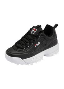 Fila Sneaker "DISRUPTOR teens", Gr. 36, schwarz, Textil, Synthetik, sportlich, Schuhe