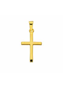 Adelia´s ADELIA ́S Damen Kreuzkette "Halskette - Kreuzkette mit Kreuz Anhänger aus 333 Gold", Gelbgold 333-Gold, gold, Gelbgold 333, Gold, Halsketten,