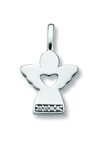 ONE ELEMENT Kinder Ketten-Anhänger "Zirkonia Engel Anhänger aus 925 Silber", Silber 925 (Sterlingsilber), silber, Silber 925 (Sterlingsilber),