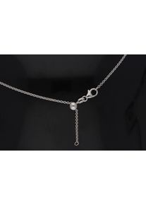 Adelia´s ADELIA ́S Damen Namenskette "Halskette - Namenskette mit Buchstabenanhänger M mit Zirkonia", Silber 925 (Sterlingsilber), silber, Silber 925