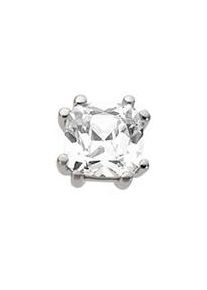 Firetti Damen Single-Ohrstecker "Schmuck Geschenk Gold 333 Ohrschmuck einzeln Solitär", Weißgold 333, weiß, Weißgold 333, Ohrringe, mit Zirkonia