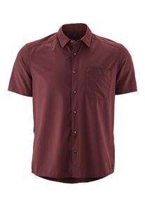Gonso Herren Radtrikot "Adventure Shirt M", rot, Gr. S, 94% Polyester, 6% Elasthan, Trikots, Atmungsaktiv, schnell trocknend