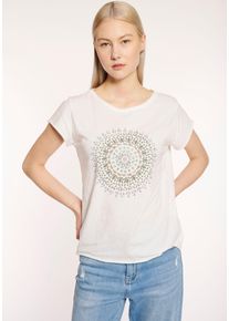 Haily's HAILY’S Damen T-Shirt "SS C TP Sv44enja"8098 mandala, feminin, Gr. S, bedruckt, Jersey, Obermaterial: 100% Baumwolle, Shirts
