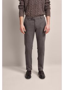 Bugatti Herren Chinohose, grau, casual, Gr. 32, unifarben, 53% Baumwolle, 29% Polyester, 16% Viskose, 2% Elasthan, Hosen, aus elastischer Baumwolle