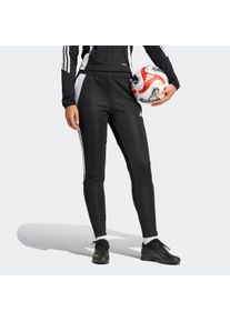 Damen Trainingshose "TIRO24 TRPTW", schwarz-weiß, sportlich, Gr. L, adidas Performance, Obermaterial: 100% Polyester, Hosen