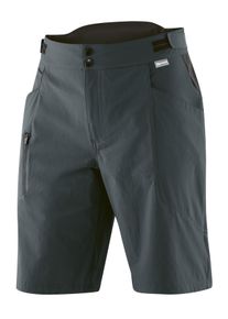 Gonso Herren Fahrradhose "Orco", grau, Gr. 6XL, 90% Polyamid, 10% Elastan, Hosen, kurze Herren Radhose, wasserabweisend und pflegeleicht