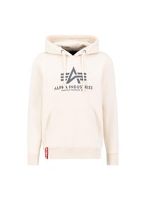 Herren Hoodie "Alpha Industries Men - Hoodies Basic Hoodie BL", weiß, Gr. M, Alpha Industries, Obermaterial: 80% Baumwolle, 20% Polyester, Sweatshirts