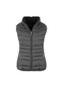 DEPROC Active Damen Steppweste "GILMOUR Women", grau, casual, Gr. 44, 100% Polyester, Westen, zum Wenden