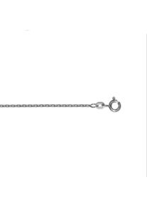 ONE ELEMENT Damen Goldkette "Halskette Rundankerkette aus 585 Weißgold Ø 1,7 mm", 42, Weißgold 585-Gold, silber, Weißgold 585, Gold, Halsketten,