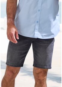 John Devin Herren Jeansshorts "5-Pocket Shorts", schwarz, Gr. 32, Denim/Jeans, Obermaterial: 98% Baumwolle, 2% Elasthan, Jeans, aus elastischer