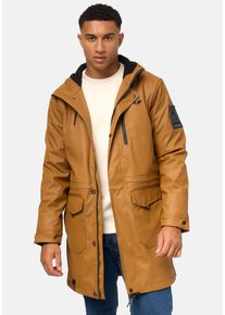STONE HARBOUR Herren Regenmantel "Verdaan", gelb, sportlich, Gr. M, Obermaterial: 70% Polyester, 30% Polyurethan, Futter: 100% Polyester,