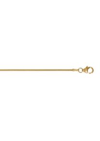ONE ELEMENT Damen Goldkette "Halskette Schlangenkette aus 333 Gelbgold Ø 1,2 mm", 42, Gelbgold 333-Gold, gold, Gelbgold 333, Gold, Halsketten, ein