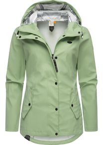 Ragwear Damen Regenjacke "YM-Marge", grün, casual, Gr. L, Obermaterial: 100% Polyester; Innenfutter: 100% Polyester, Jacken, stylische Übergangsjacke