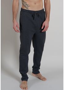 Bugatti Herren Pyjamahose, Gr. 56, grau, Sweatware, Obermaterial: 60% Baumwolle, 40% Polyester, unifarben, casual, Hosen, mit lässigem Schnitt