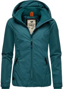 Ragwear Damen Outdoorjacke "Dizzie", blau, casual, Gr. S, Außenmaterial: 100% Polyester, Innenfutter: 100% Polyester, Jacken, Wasserdichte