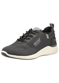Mustang Shoes Herren Sneaker "Mustang Shoes Sneaker Lederimitat", Gr. 45, grau, Lederimitat, casual, Schuhe