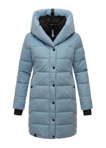 Navahoo Damen Steppmantel "Knutschilein", blau, modisch, Gr. L, Obermaterial: 100% Polyester, Innenfutter: 100% Polyester, Wattierung: 100%