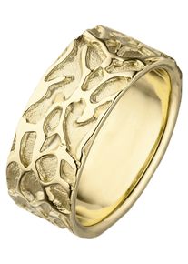Jobo Damen Fingerring, 52, Gelbgold 585, gelb, Gelbgold 585, Fingerringe, breit 585 Gold