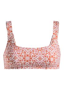 Roxy Damen Bade-Shirt "Fresco Tile"cloud dancer fresco tile, Gr. XS, 87% Nylon, 13% Elasthan, Bikini-Oberteile