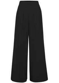 Lascana Damen Hosenrock, schwarz, modisch, Gr. 36, unifarben, Web, Obermaterial: 80% Polyester, 18% Viskose, 2% Elasthan. Taschenbeutel: 100%