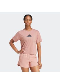 Damen T-Shirt "TR-ES BL TEE", rosa, sportlich, Gr. M, adidas Performance, Obermaterial: 70% Polyester, 30% Viskose, Shirts, Trainingsshirt,