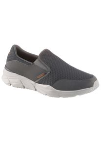 Skechers Herren Slip-On Sneaker "Equalizer 4.0", Gr. 48,5, grau, Textil, Synthetik, sportlich, Schuhe, Freizeitschuh, Slipper mit Air-Cooled Memory