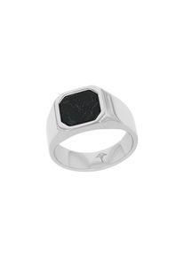 JOOP! JOOP Herren Siegelring "2039800/-01/-02", 66, Edelstahl, 5,5mm, schwarz, Edelstahl, Fingerringe, mit Hypersthen