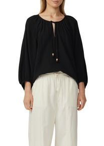 s.Oliver Damen Klassische Bluse, schwarz, casual, Gr. 38, unifarben, Web, Obermaterial: 100% Baumwolle, Blusen, mit Raglan Ärmeln