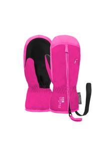 Reusch Kinder Fäustlinge "Ben Mitten", lila, klassisch, Gr. 4, mehrfarbig, 75% Polyester, 25% Polyurethan, Handschuhe, mit extra langem Reißverschluss
