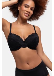 Dorina Damen Bügel-BH "LIANNE", Gr. 70, schwarz, Obermaterial: 84% Polyamid, 16% Elasthan, feminin, BHs, leicht wattiert, geformte Cups, feminine