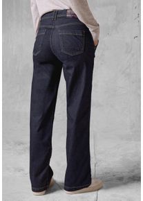 Cecil Damen Loose-fit-Jeans, blau, casual, Gr. 34, unifarben, Web, Jeans, 78% Baumwolle, 20% Polyester, 2% Elasthan, Jeans, 4-Pocket Style
