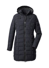 Killtec Damen Steppmantel "Skane WMN Quilted PRK", schwarz, sportlich, Gr. 38, Oberstoff: 100% Polyester, Futter: 100% Polyester, Wattierung: 100%