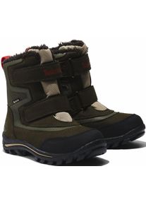 Timberland Damen Winterboots "CHILLBERGMID HOOK & LOOP GORE-TEX SNOW BOOT", Gr. 40, grün, Synthetik, Leder, sportlich, Schuhe, Snowboots,