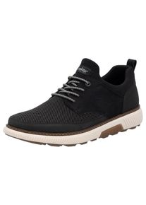 Rieker Herren Slip-On Sneaker, Gr. 40, schwarz, Lederimitat, Textil, sportlich, Schuhe, Freizeitschuh, Halbschuh, Slipper mit MemoCup-Ausstattung