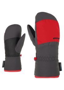 Ziener Kinder Fäustlinge "LEJANOS AS MITTEN", grau, Gr. 3,5, Kunstfaser, Handschuhe