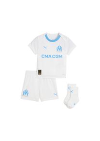 Puma Kinder Trainingsanzug "Olympique de Marseille 25/26 Heimtrikot-kit Kinder", weiß, Gr. 92, Obermaterial: 100% Polyester; Rippe: 100% Polyester,