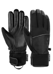 Reusch Damen Skihandschuhe "Mara R-TEX XT", schwarz, feminin, Gr. 6, mehrfarbig, 35% Polyamid, 30% Leder, 25% Polyester, 5% Wolle, 5% Elasthan,