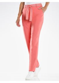 Classic Basics Damen Webhose, pink, Gr. 28, unifarben, 100% Polyester, Hosen