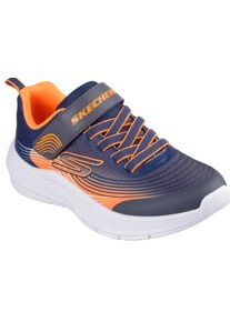 Skechers Kinder Sneaker "MICROSPEC ADVANCE", Gr. 34, blau, Lederimitat, Textil, sportlich, Schuhe
