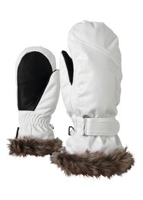 Ziener Kinder Fäustlinge "LED MITTEN", weiß, Gr. 5, Kunstfaser, Handschuhe