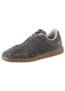 VERBENAS Herren Sneaker "Eagle", Gr. 41, grau, Veloursleder, casual, Schuhe, Schnürschuh, Halbschuh, Freizeitschuh mit honigfarbener Laufsohle