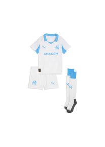 Puma Herren Trainingsanzug "Olympique de Marseille 25/26 Heimtrikot-Minikit Kinder", weiß, Gr. 104, Obermaterial: 100% Polyester; Rippe: 100%