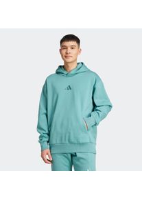 Herren Kapuzensweatshirt "M A SZN FL HD"powder teal, sportlich, Gr. XXL, adidas Sportswear, Obermaterial: 70% Baumwolle, 30% Polyester, Sweatshirts,