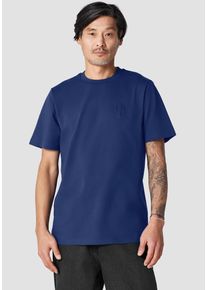 BMW Herren Oversize-Shirt, Gr. S, blau, Obermaterial: 100% Baumwolle, unifarben, casual, Shirts, mit Logostickerei auf Brusthöhe