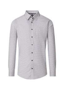 Casamoda Herren Langarmhemd "Casamoda Freizeithemd Print", grau, Gr. XXL, bedruckt, 100% Baumwolle, Hemden