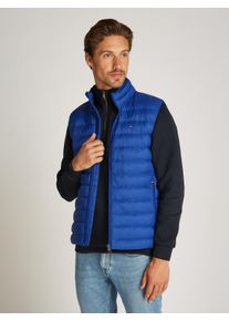 Tommy Hilfiger Herren Steppweste "PACKABLE RECYCLED VEST", blau, casual, Gr. XXXL, unifarben, Web, Obermaterial: 100% Polyamid, Westen, mit