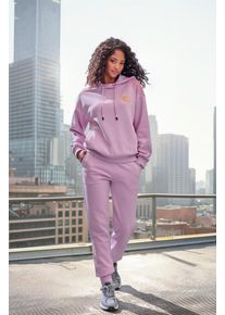 Buffalo Damen Kapuzenpullover, Gr. 36, pink, Sweatware, Obermaterial: 60% Baumwolle, 40% Polyester. Kapuzenfutter: 60% Baumwolle, 40% Polyester,