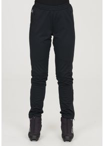 Endurance Damen Stoffhose "Lindahl", schwarz, casual, Gr. 42, unifarben, 100% Polyester, Hosen, mit praktischen Reflektoren